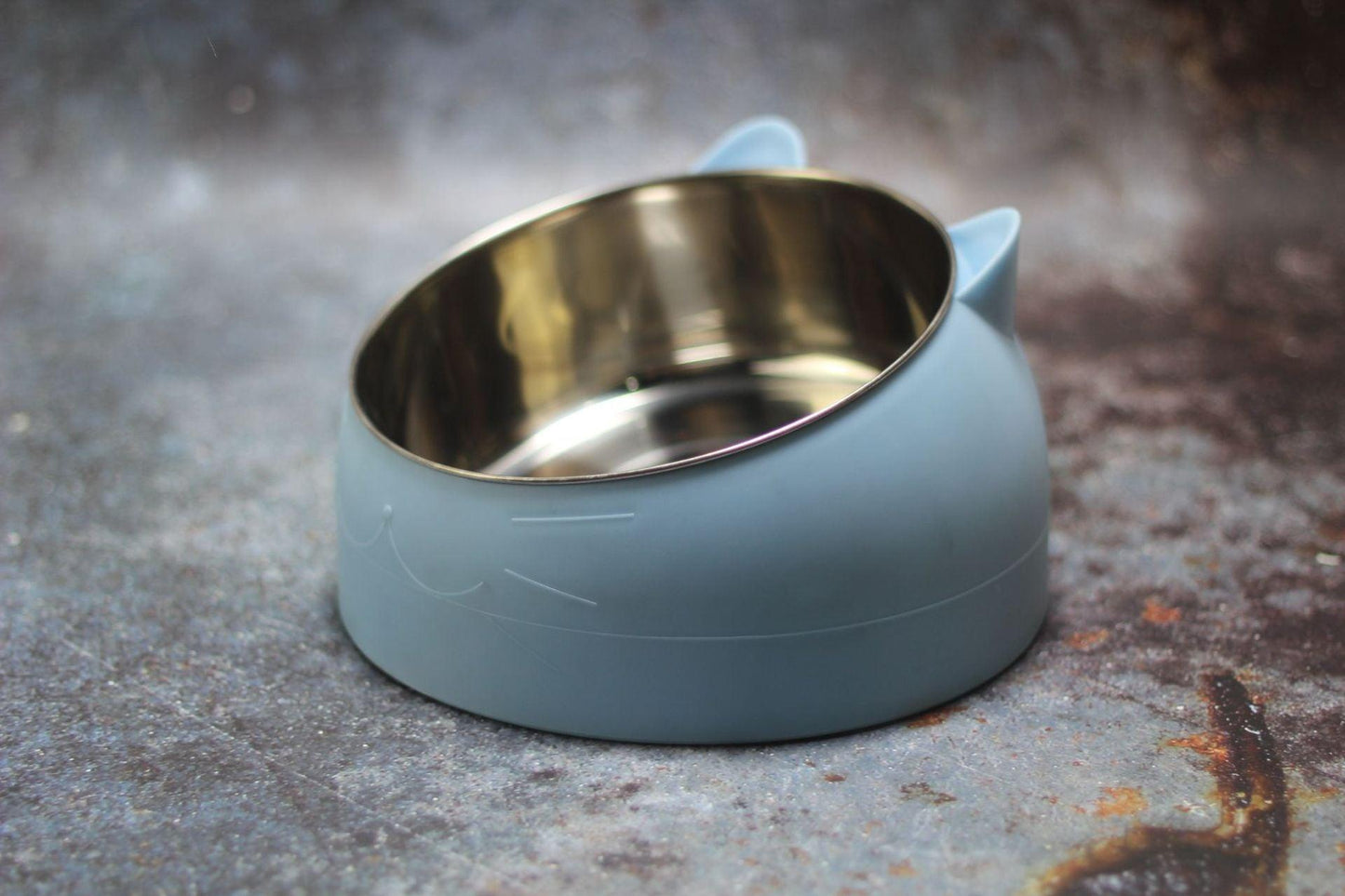 Elevated Slanted Pet Bowl - Ergonomic Design For Improved Feeding Experience
