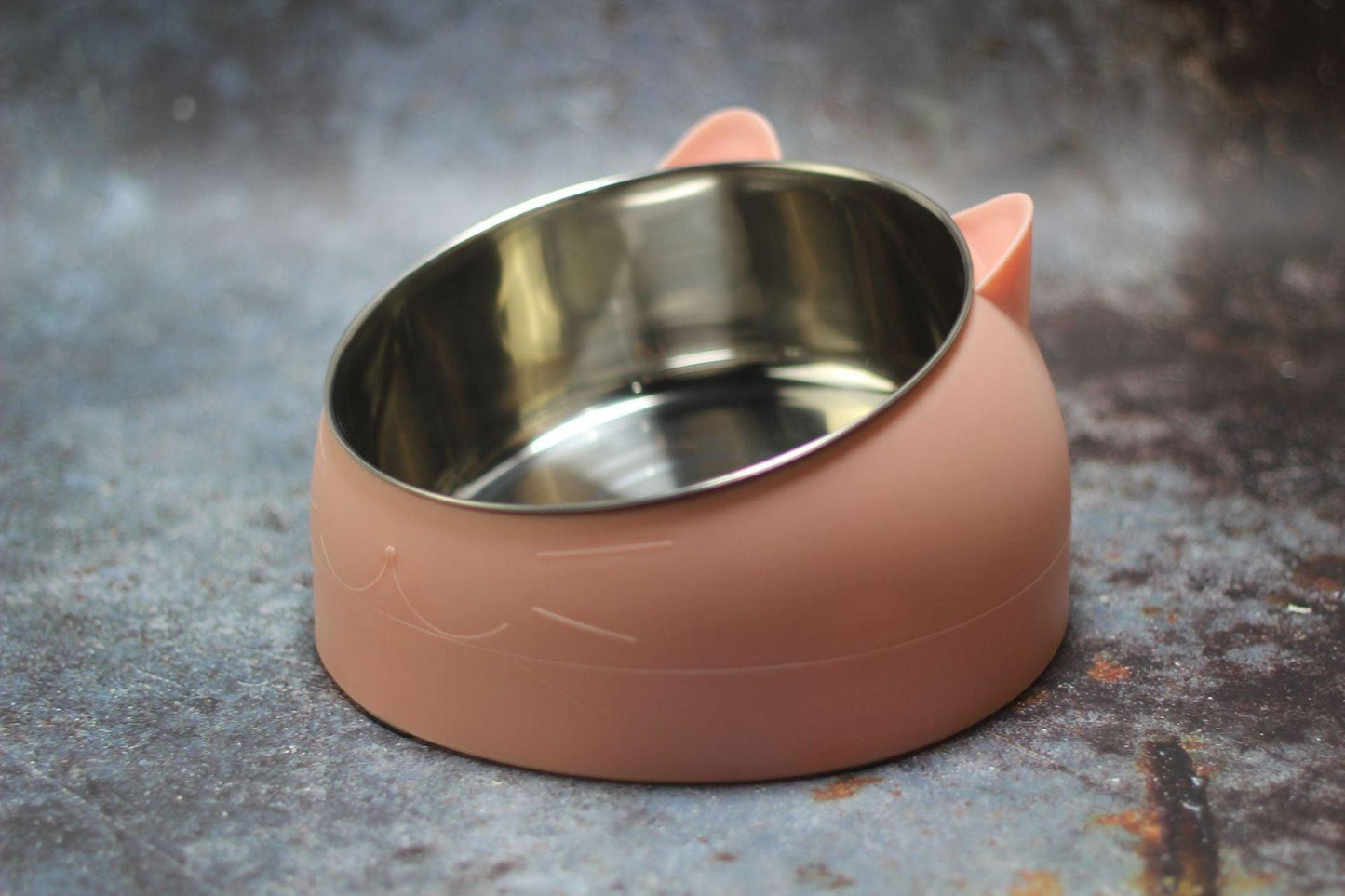Elevated Slanted Pet Bowl - Ergonomic Design For Improved Feeding Experience