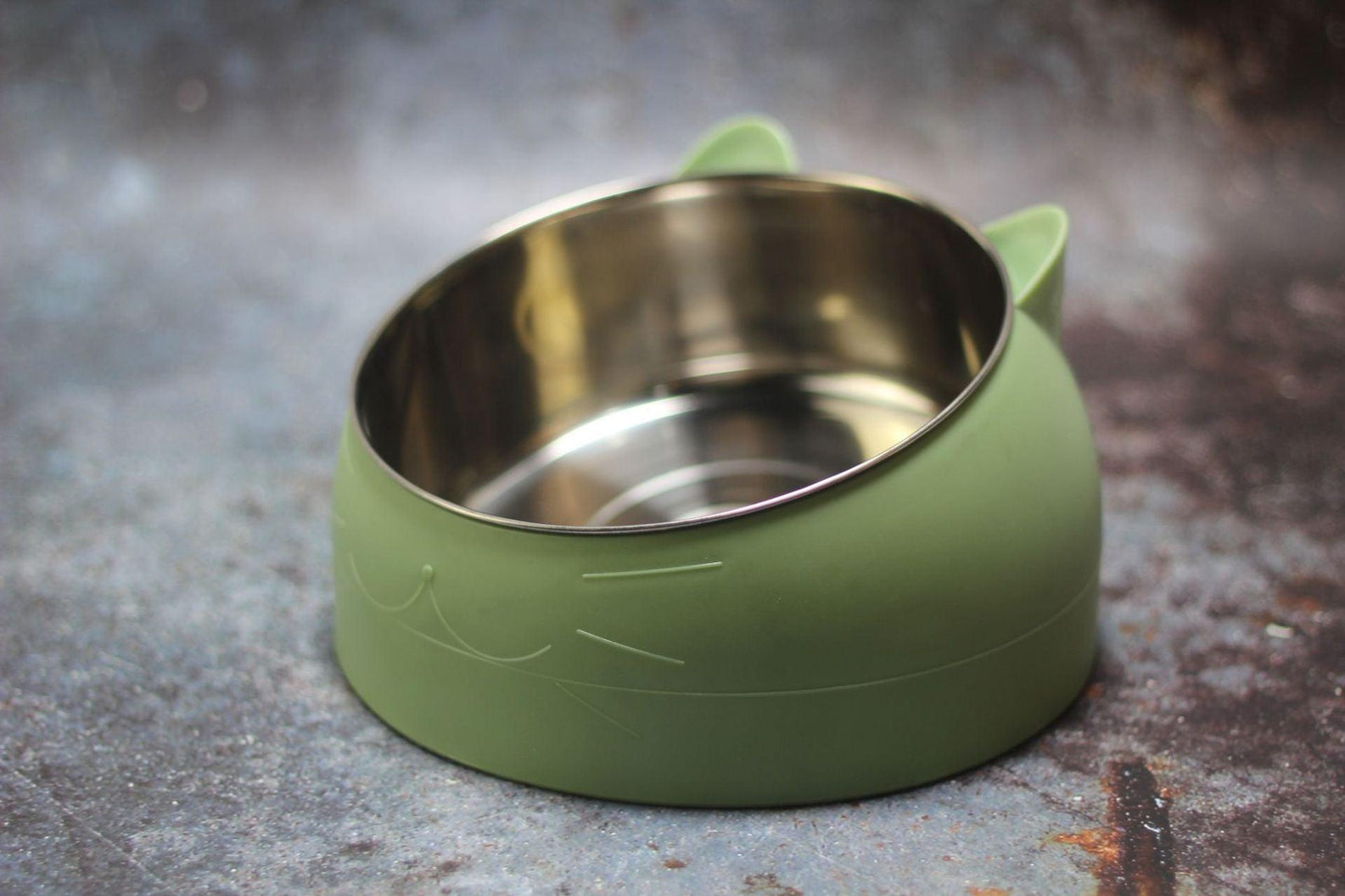 Elevated Slanted Pet Bowl - Ergonomic Design For Improved Feeding Experience