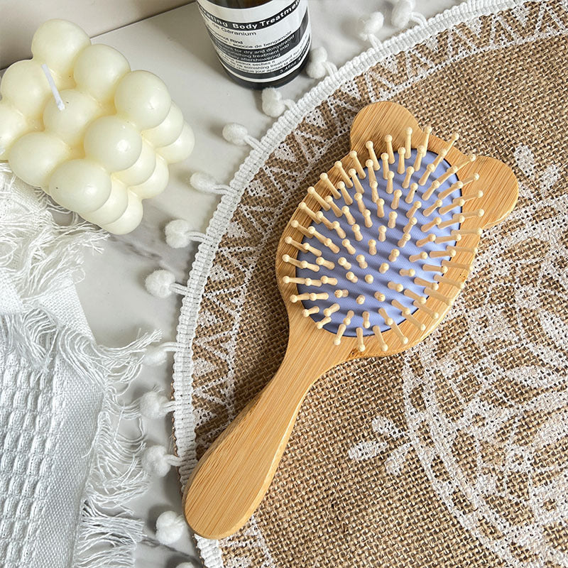 Cushion brush, air cushion, natural pet hair comb, massage comb
