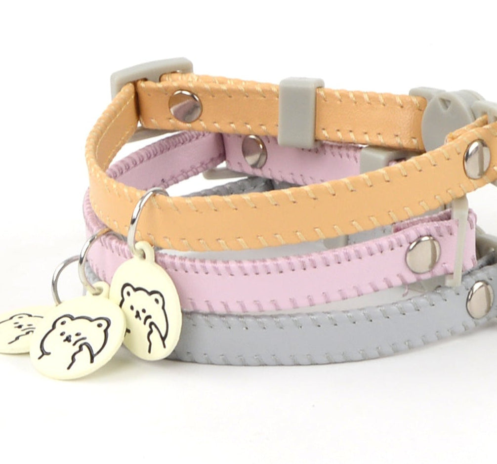 The "Cream Forest" Pastel Collection – Whimsical Pet Collar